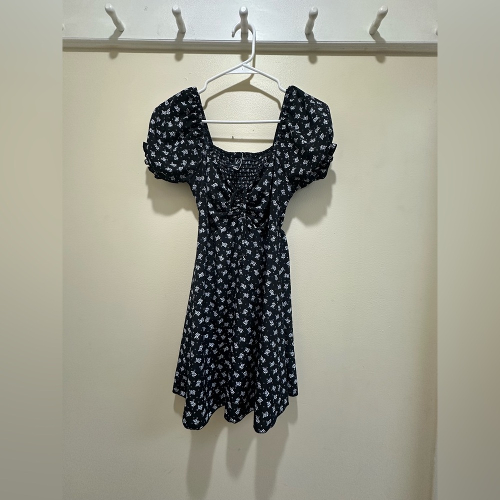 Windsor Black Floral Mini Dress